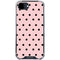 Pink and Black Polka Dots iPhone 16e Clear Case