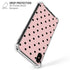 Pink and Black Polka Dots iPhone X/XS Clear Case