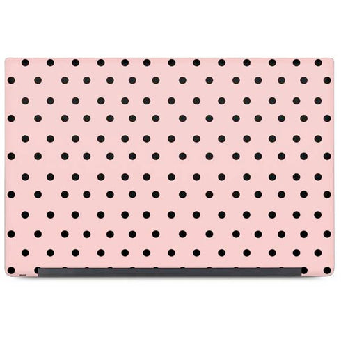 Pink and Black Polka Dots Dell Latitude Skin