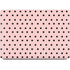 Pink and Black Polka Dots Apple MacBook Air Skin