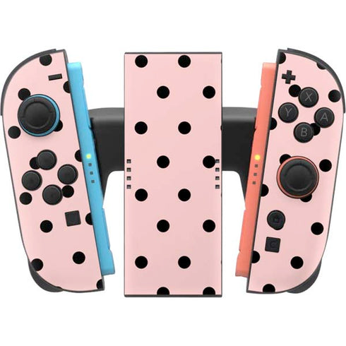 Pink and Black Polka Dots Nintendo Switch 2 (2025) Joy-Con Controller Skin
