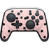 Pink and Black Polka Dots Nintendo Switch 2 (2025) Pro Controller Skin