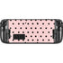 Pink and Black Polka Dots Steam Deck Handheld Gaming Computer OLED Skin