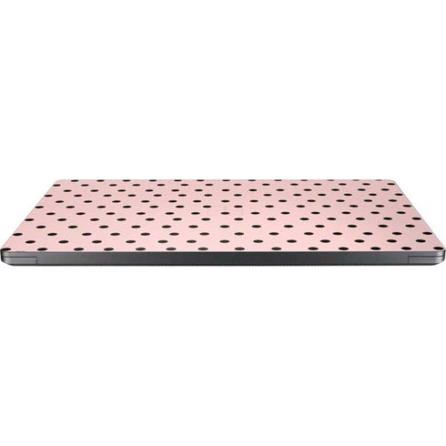 Pink and Black Polka Dots Surface Laptop 7 15in Skin