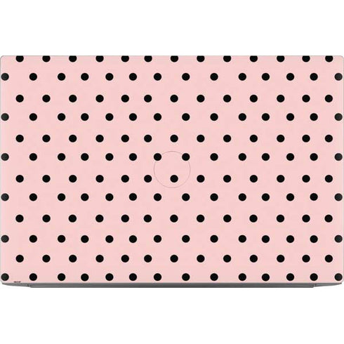 Pink and Black Polka Dots Dell XPS Skin