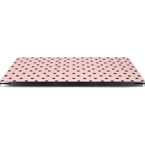 Pink and Black Polka Dots Dell XPS Skin