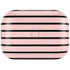 Pink and Black Stripes Amazon Echo Buds Skin