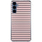 Pink and Black Stripes Galaxy A35 5G Clear Case