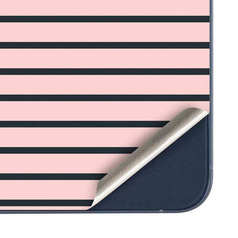 Pink and Black Stripes Galaxy A35 5G Skin