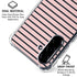 Pink and Black Stripes Galaxy A36 5G Clear Case