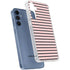 Pink and Black Stripes Galaxy A55 5G Clear Case