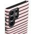 Pink and Black Stripes Galaxy S23 Ultra Pro Case