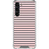 Pink and Black Stripes Galaxy S24 FE Clear Case