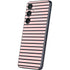 Pink and Black Stripes Galaxy S25 Skin