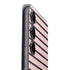 Pink and Black Stripes Galaxy S25 Skin