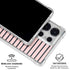 Pink and Black Stripes Galaxy S25 Ultra Clear Case
