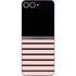 Pink and Black Stripes Galaxy Z Flip6 Skin