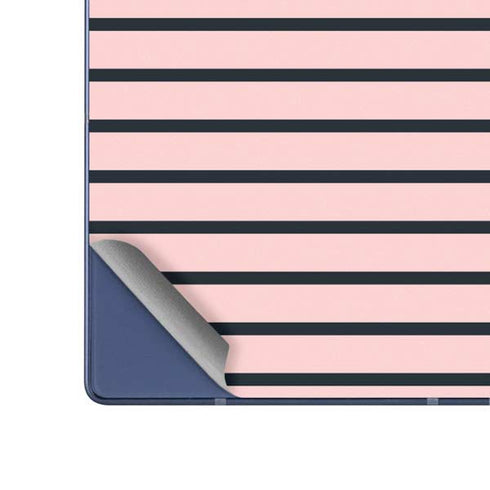 Pink and Black Stripes Galaxy Z Fold6 Skin