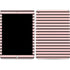 Pink and Black Stripes Apple iPad Skin