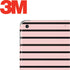Pink and Black Stripes Apple iPad Skin