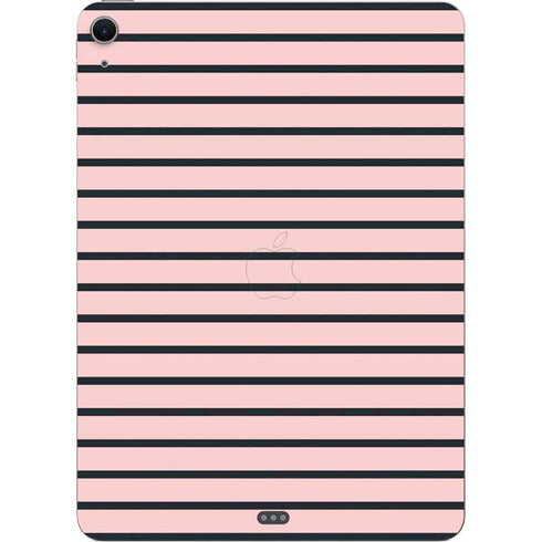 Pink and Black Stripes Apple iPad Air Skin