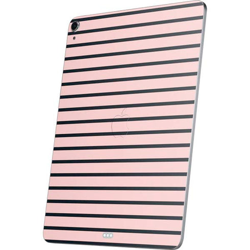Pink and Black Stripes Apple iPad Air Skin