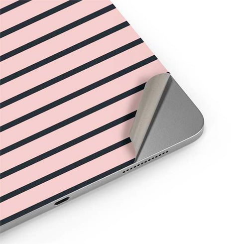 Pink and Black Stripes Apple iPad Air Skin