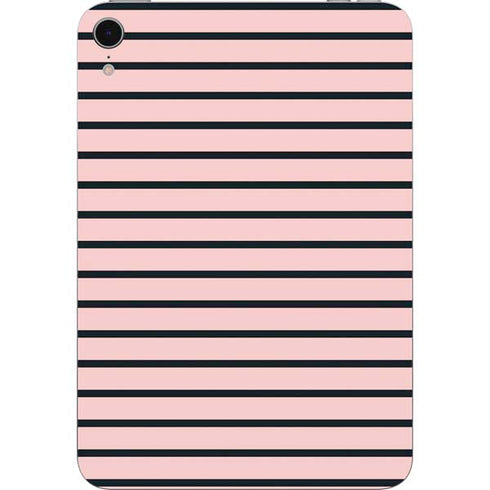 Pink and Black Stripes Apple iPad Mini Skin
