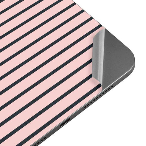 Pink and Black Stripes Apple iPad Mini Skin