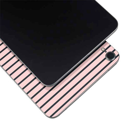 Pink and Black Stripes Apple iPad Mini Skin