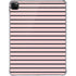 Pink and Black Stripes iPad Pro 11in (2024) Clear Case