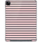 Pink and Black Stripes iPad Cases