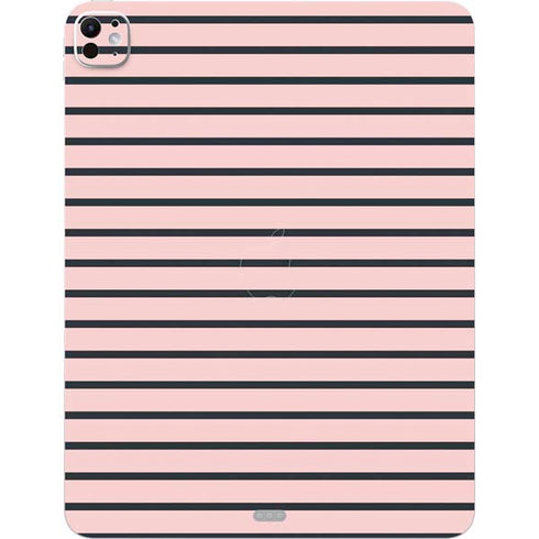 Pink and Black Stripes iPad Pro 13in M4 (2024) Skin