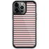 Pink and Black Stripes iPhone Cases