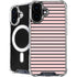 Pink and Black Stripes iPhone 16 MagSafe Case