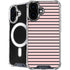 Pink and Black Stripes iPhone 16 Plus MagSafe Case