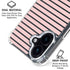Pink and Black Stripes iPhone 16 Plus MagSafe Case
