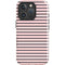 Pink and Black Stripes iPhone 16 Pro Impact Case