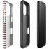 Pink and Black Stripes iPhone 16 Pro Impact Case