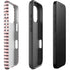 Pink and Black Stripes iPhone 16 Pro Max Impact Case