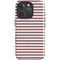 Pink and Black Stripes iPhone 16 Pro Max Magsafe Impact Case