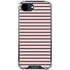 Pink and Black Stripes iPhone 16e Clear Case