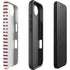Pink and Black Stripes iPhone 16e Impact Case