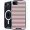 Pink and Black Stripes iPhone 16e MagSafe Case