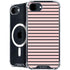 Pink and Black Stripes iPhone 16e MagSafe Case