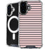 Pink and Black Stripes iPhone 17 MagSafe Case
