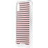 Pink and Black Stripes iPhone XS Clear Case