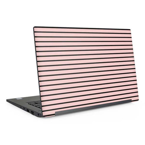 Pink and Black Stripes Dell Latitude Skin
