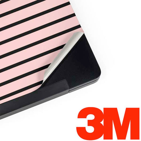 Pink and Black Stripes Dell Latitude Skin