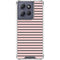 Pink and Black Stripes Moto G 5G (2025) Clear Case